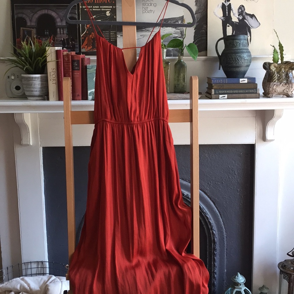 4/$25 Urban Outfitters Midi Dress WITH POCKETS